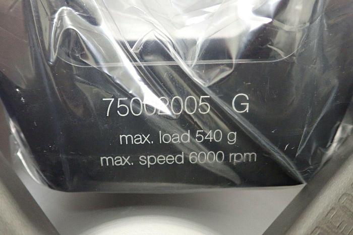 Used Heraeus Sorvall 75002005 6000rpm Centrifuge Rotor w/ 4 Swing Buckets & Lid