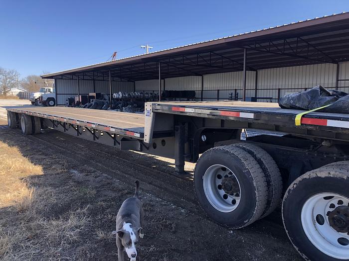 Used 2012 Transcraft 53 ft step deck trailer