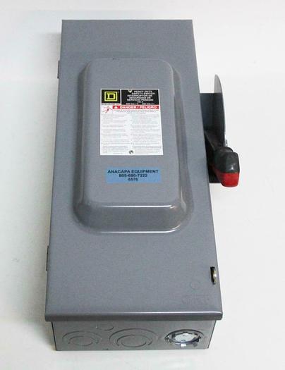 Used Square D H363 Heavy Duty Safety Switch Interrupter 100A (6576)