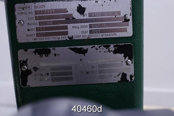 Used Fisher Vee Ball V150 4" #40460