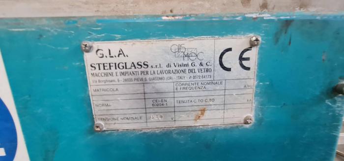 Usato Lavatrice per vetri STEFIGLASS GLA 1600