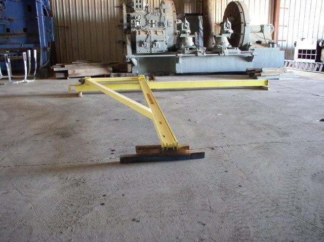 Used 1/2 Ton Jib Crane; 11' Under Rail; 16' Reach