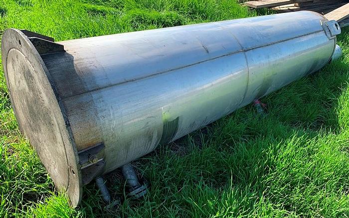 Used Tank, 250 Gallon, 316L Stainless Steel, UL 142, 2' x 11', #S743625
