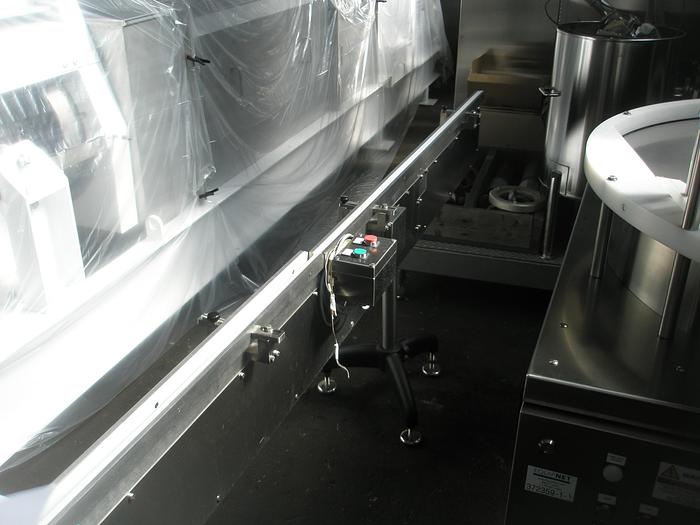 Used Conveyor, Belt, 1" X 9'6", S/st, Vial #S738588