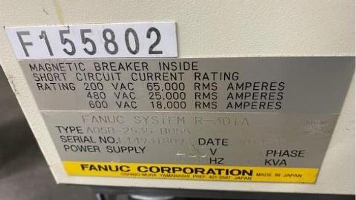 Used FANUC R2000iB/200R WITH R30iA CONTROLLER