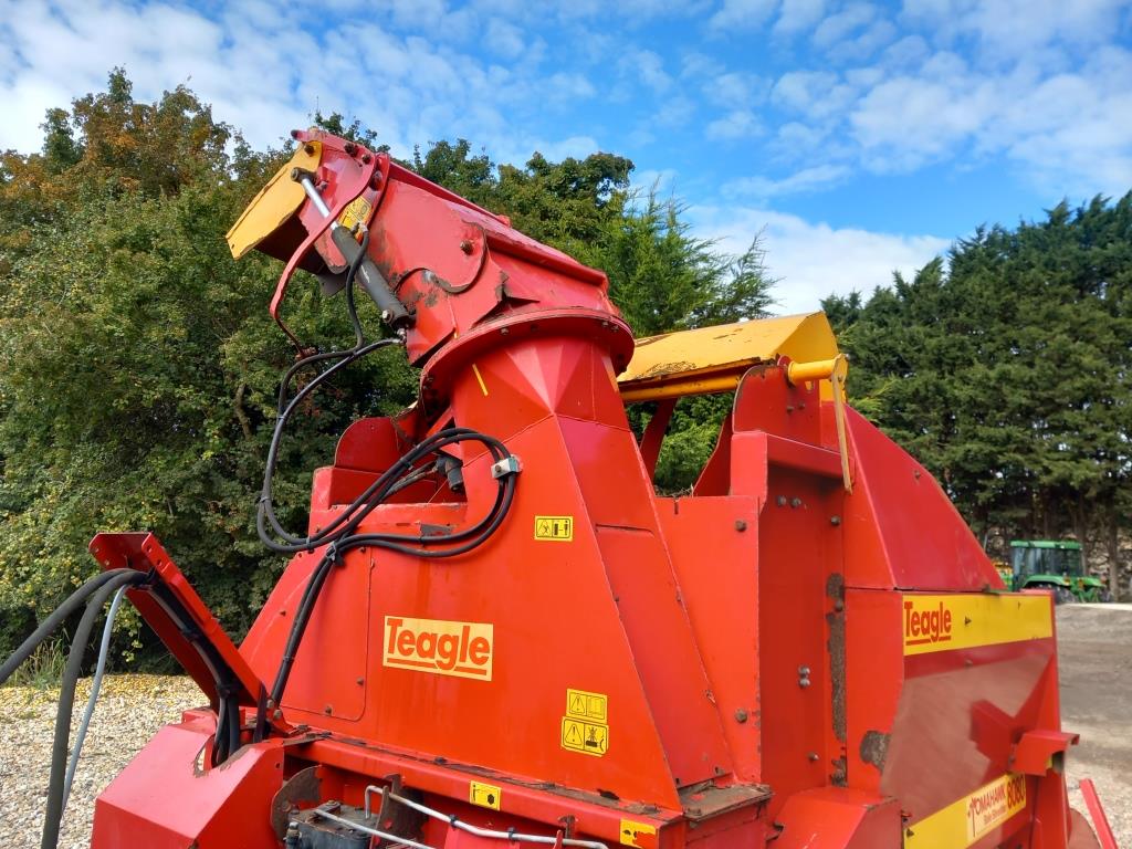 Used Teagle Tomahawk 8080 Straw Chopper