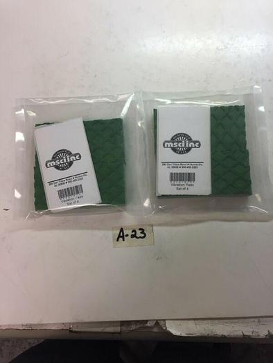 4 PACK VIBRATION PADS SUPER HEAVY DUTY GREEN 2x2 LOT OF 2