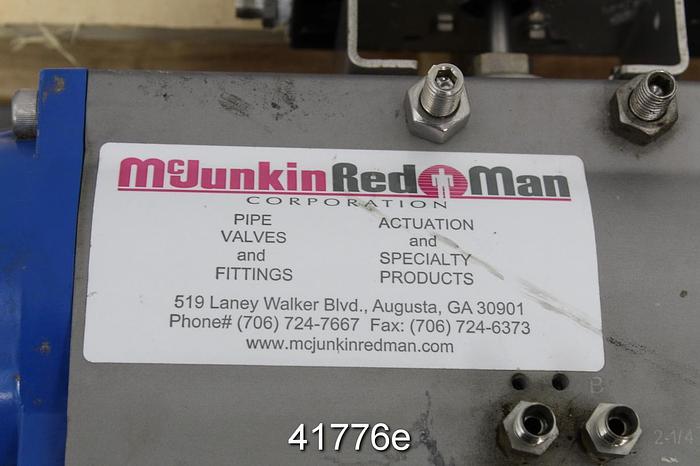 Used Mcjunkin Red Man Co. 4" Veeball Valve #41776