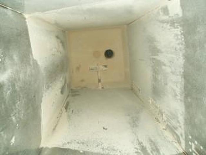 Used Hopper, 40 CF, S/st, 2' X 2' X 10', Cone Bottom (2) #S733172