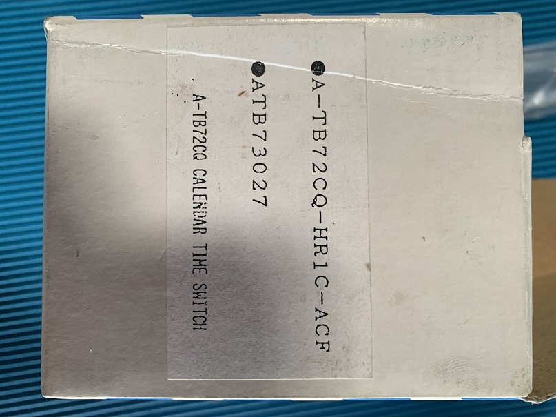 Used matsushita calendar time switch A-TB72CQ-HR1C-ACF