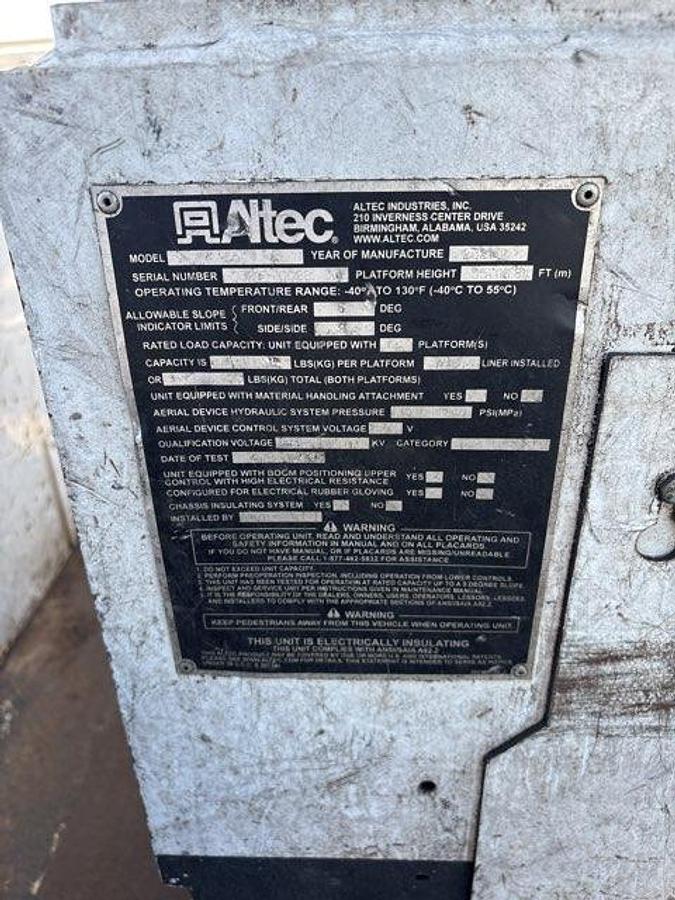 Used 2022 ALTEC AA55-MH