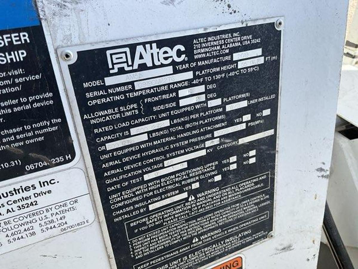 Used 2020 ALTEC AM55-MH