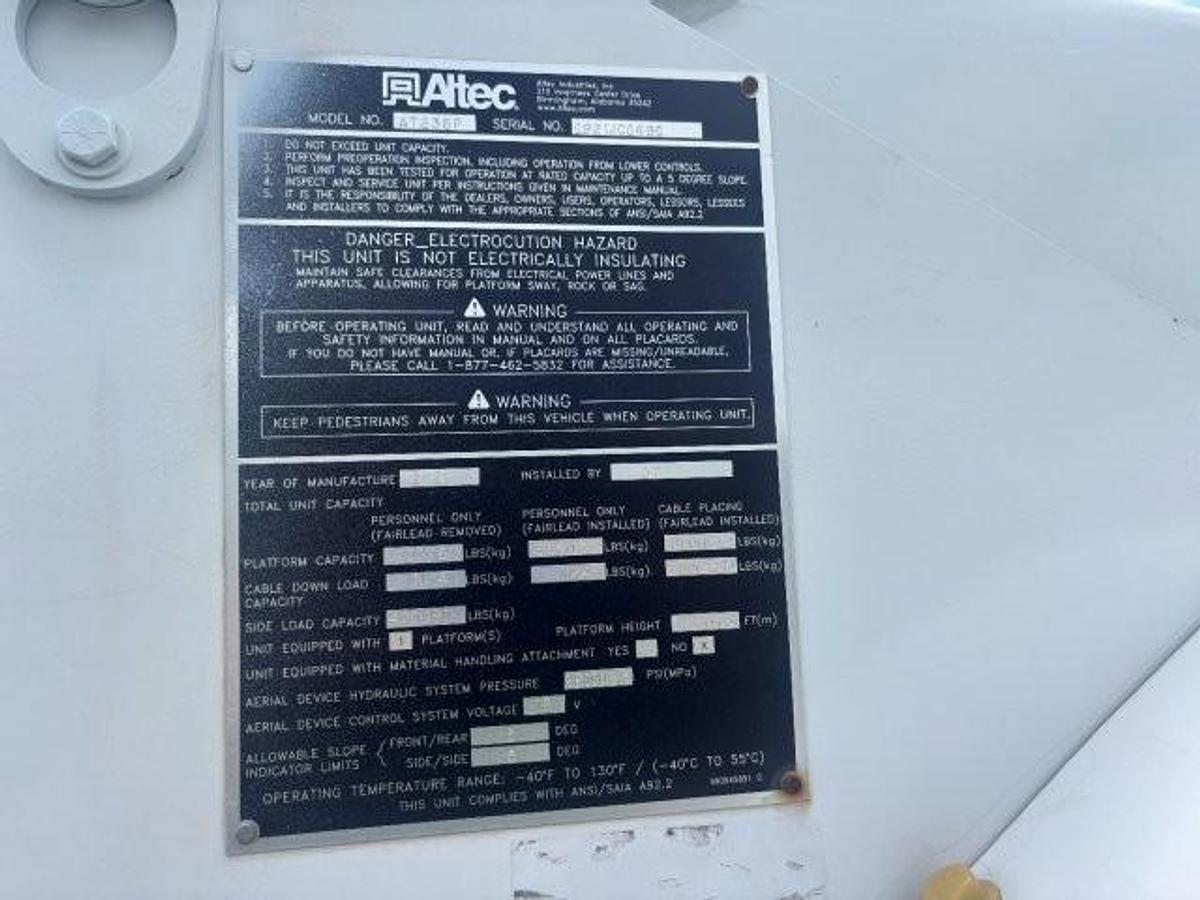 Used 2021 ALTEC AT238P
