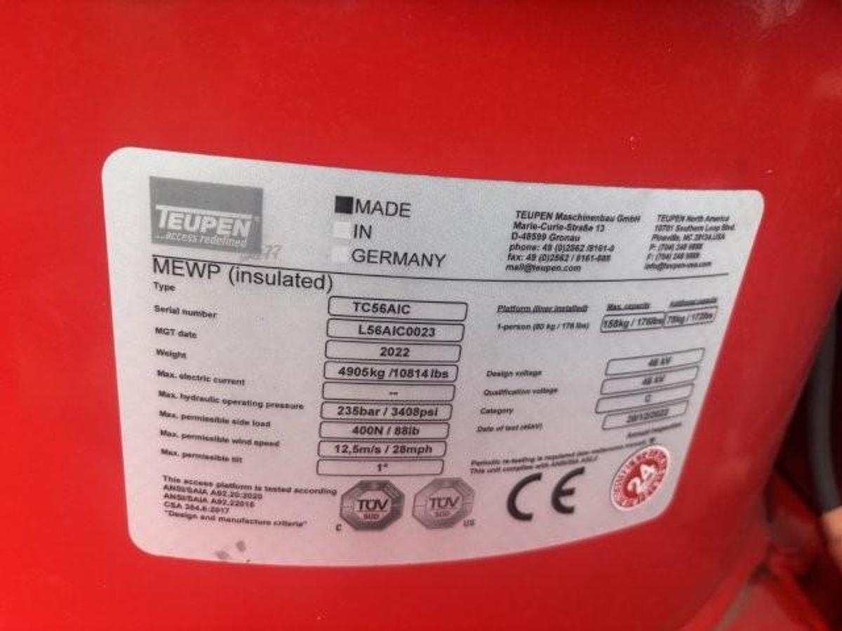 Used 2022 TEUPEN TC56AIC