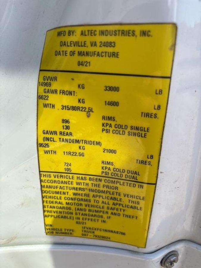 Used 2022 ALTEC AA55-MH
