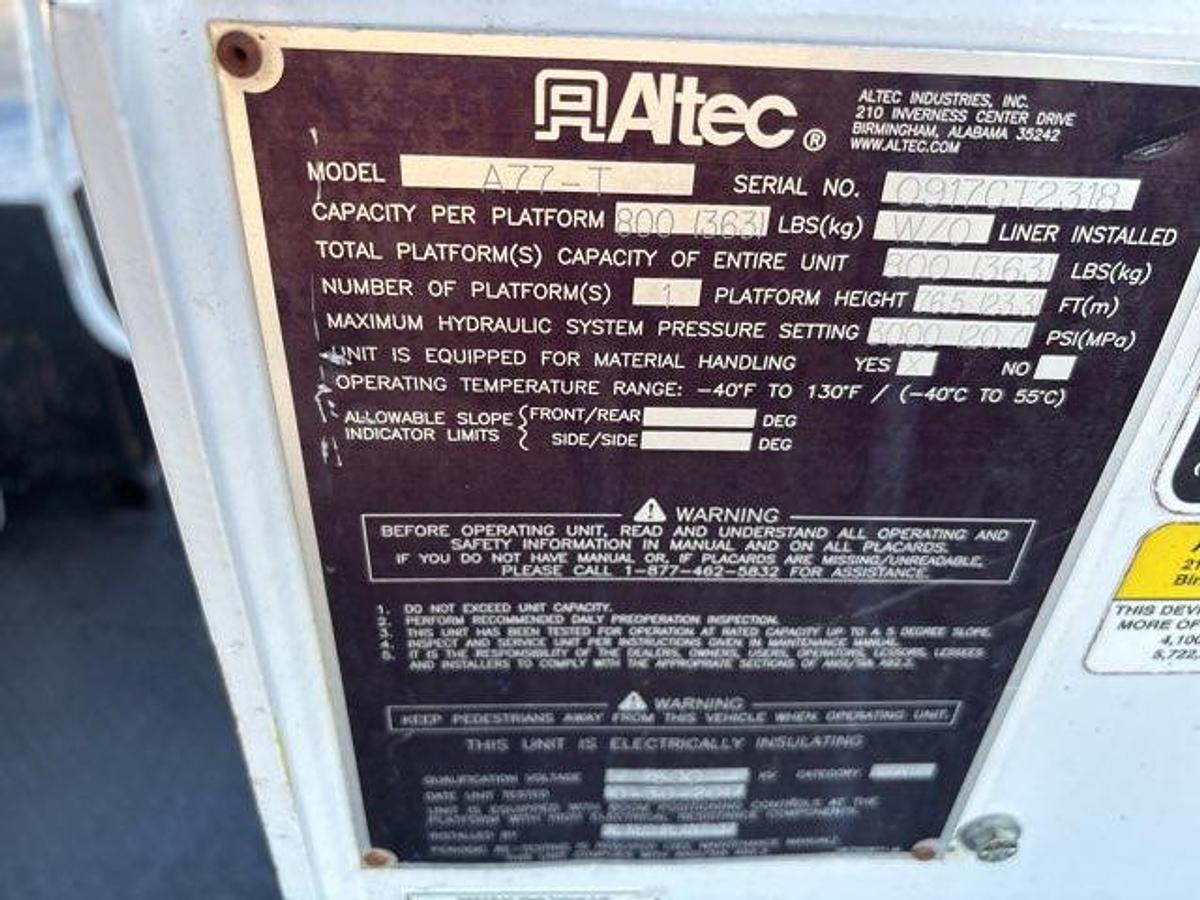 Used 2018 ALTEC A77-T