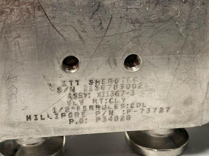 Used 3 ITT Sherotec 90PSI Stainless Steel Valves w/ 3 Position Monitors 1/2" Sanitary