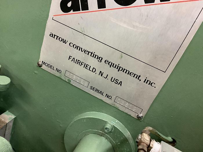 Used 42" WIDE ARROW DUPLEX SLITTER MODEL 325 WITH SCORE SLITTING - PENDING