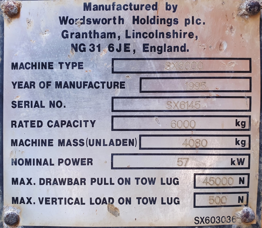 Used Barford SX6000 Dumper