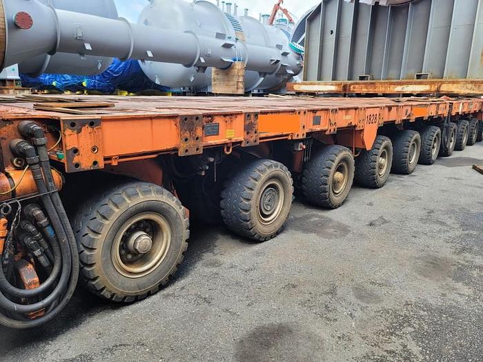 Used 58 axle Lines Kamag Self Propelled Modular Trailers with 4 x PPUs