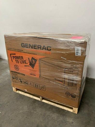 Used Generac G0070432 22kW Automatic Standby Generator System w/ Transfer Switch