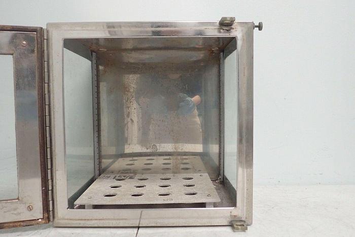 Used Boekel Stainless Steel Desiccator Industrial Steampunk Cabinet