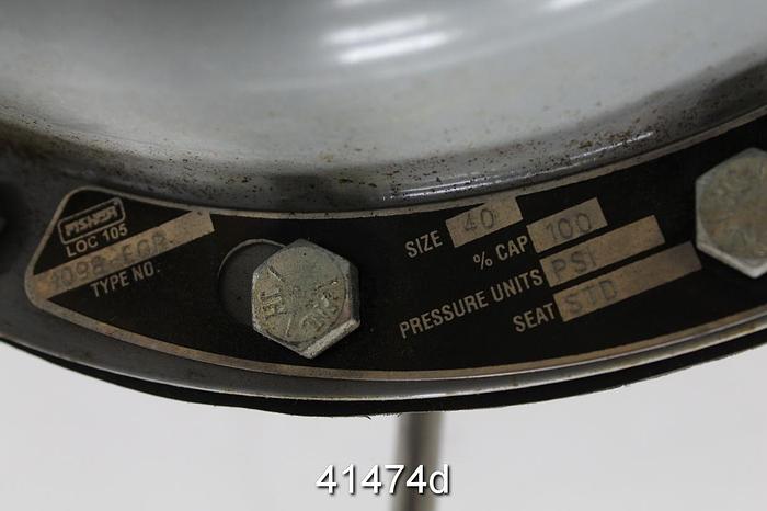 Used Fisher 2" Steam Valve, With 1098-EGR Actuator #41474