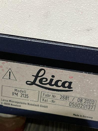 Used Leica RM 2135 Rotationsmikrotom