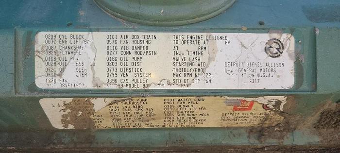 Used Detroit 8V92T
