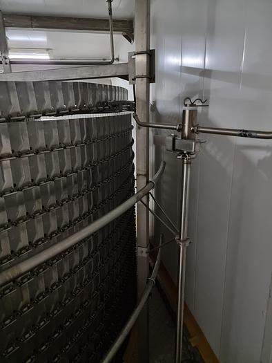 Used FRIGOSCANDIA GYROCOMPACT GCM76-10-29-10 EW CCR SPIRAL FREEZER