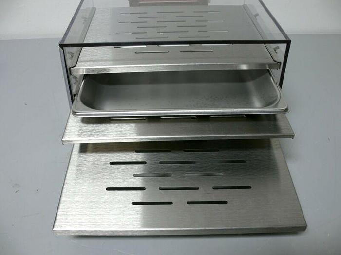 Used Acrylic C02 N2/O2 Chamber w/ Aluminum Shelves