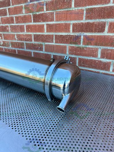 Used Stainless Steel Shell / Tube w/ Micron Filter 8.5" x 40"