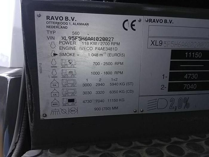 Gebruikt 2010 Ravo 580 STH