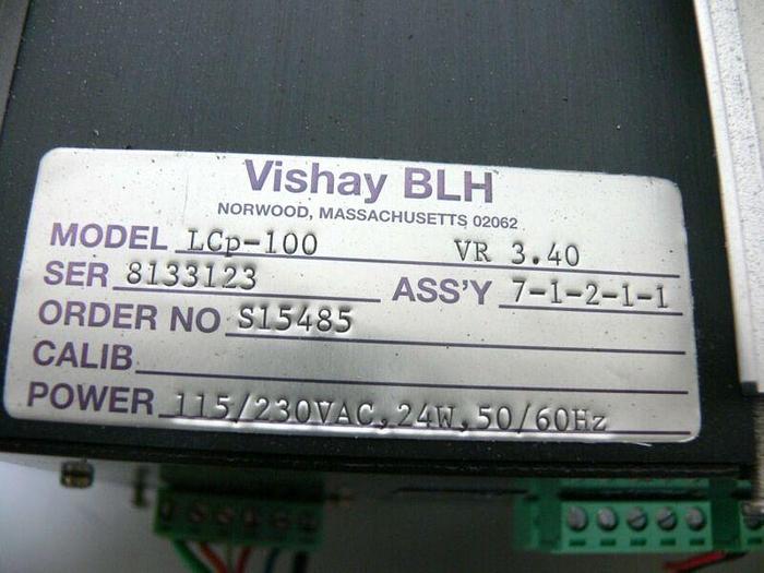 For parts or not working Vishay BLH LCp-100 Expert Series Weight Processor In Stainless Steel Enclosure