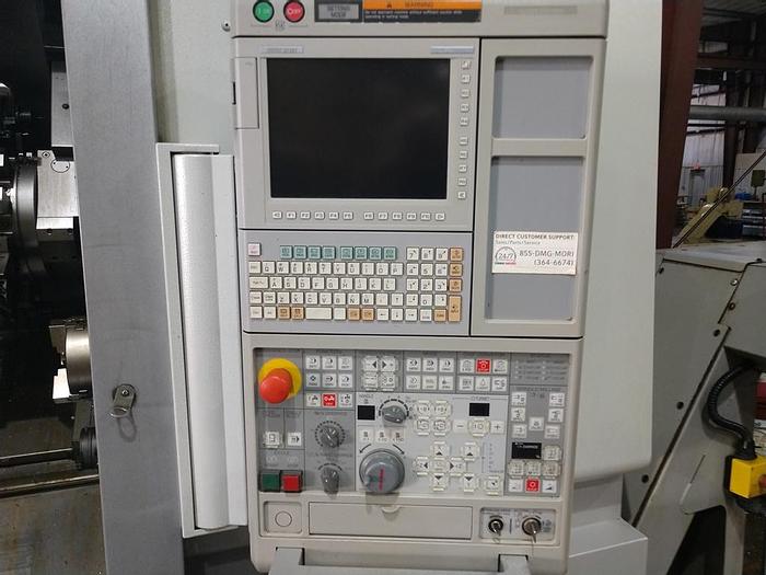 Used 2012 Mori Seiki CNC lathe with Sub Spindle and live tooling, Model NLX 2500/SY/700, Swing 24", 27" Between Centers, 3.5" Spindle Bore, Aerospace machine