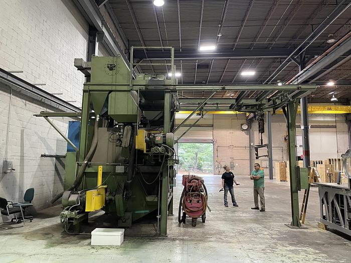 Used 2000 METALWORKING SPINNER HANGER SHOT BLAST MACHINE