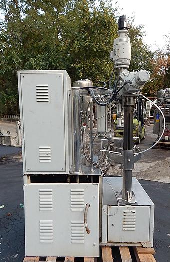 Used PRESSCO LAB TURBO EMULSIFIER – TRIPLE MOTION MIXER – VACUUM – JACKETED (#9764)
