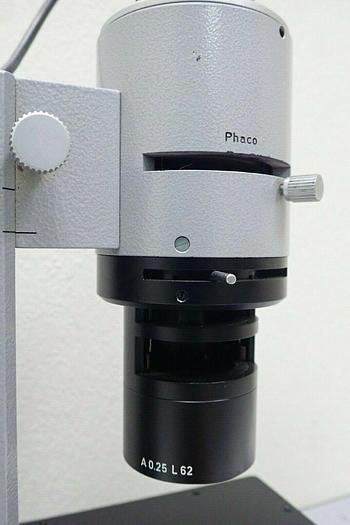 Used Leitz Wetzlar Diavert Microscope w/ 4 Objectives, Periplan GF 10X Eyepieces etc