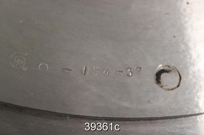 Used Goulds 3175 4x6x18, 4x10x18 Pump Suction Side Plate, No. 104-37 #39361