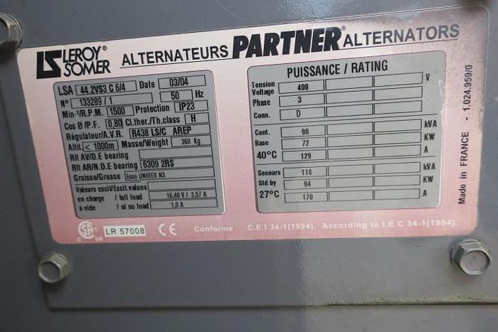 Used 2003 Bobinindus-Deutz KVA: 84