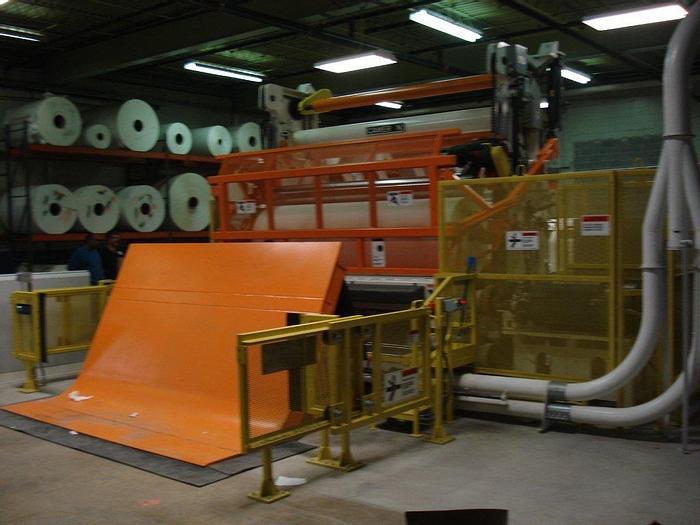 Used 122" Cameron 458 HD Two Drum Tissue Rewinder