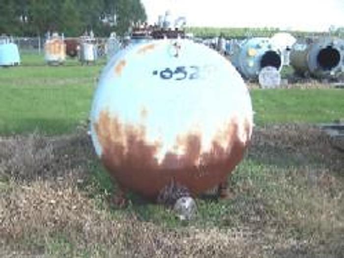 Used Pfaudler approximately 750 gallon horizontal glass lined tank