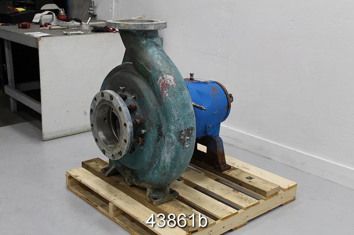 Used Goulds 3175 8x10x22 Pump, Stainless Steel Casing, 4-Vane Stainless Steel Impeller #43861