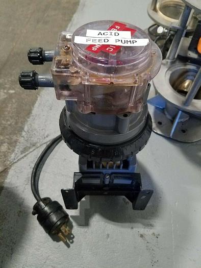 Used GH Stenner Chemical Acid Feed Pump 17 GPD