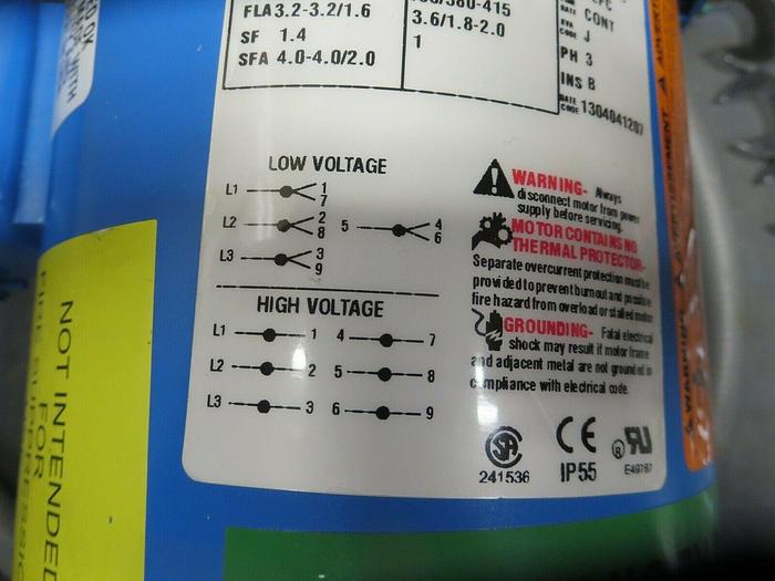 Used Bluffton Motor Works With Goulds Water Technology Motor With Pump