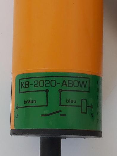 Gebraucht 4 Stück induktiver Näherungsschalter, KB-2020-ABOW, IFM Electronic gebraucht