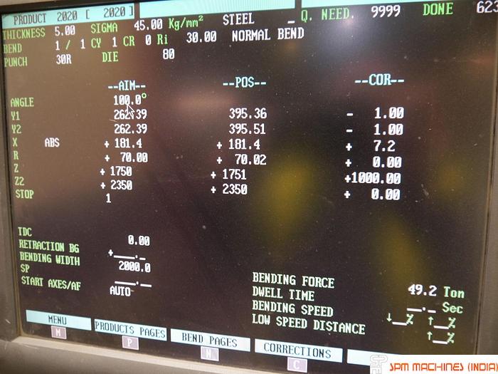 Used Edward Pearson PR4 CNC Press Brake 6 Axis - 1997