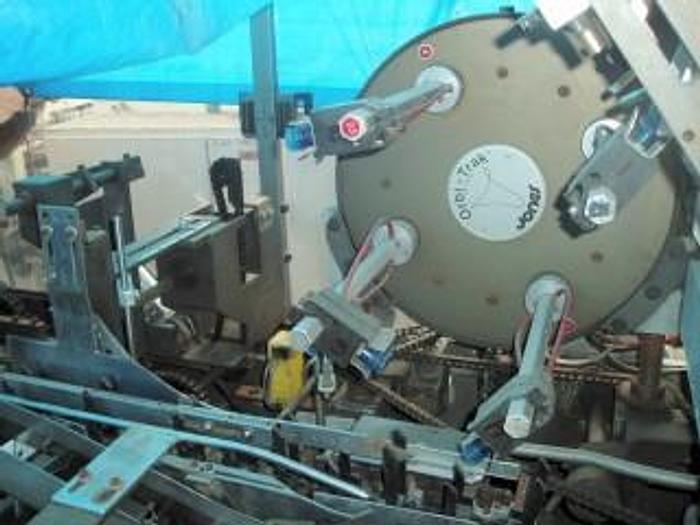 Used Cartoner, Jones, Mdl OSC, Horizontal, Glue, 5" Centers, #C732580