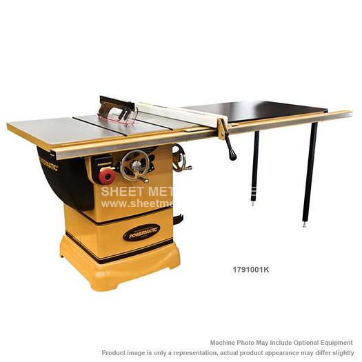 POWERMATIC PM1000 Tablesaw 1-3/4HP 1PH 115V 52” Accu-Fence System with Riving Knife 1791001K