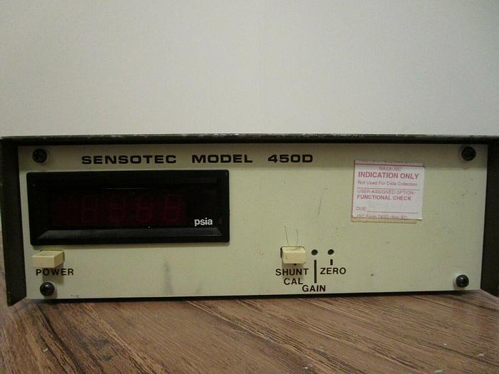 Used Sensotec 450D Digital Pressure Readout Lot of (3)